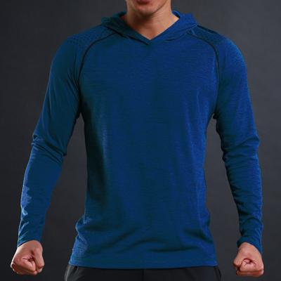 China QUICK DRY Mens Sports Training Wicking Hoodie Mens Gymwear Sweat Quick Dry Breathable Long Sleeve for sale