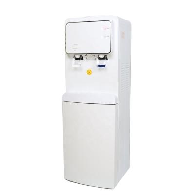 China New Type Hotel Automatic Hot Cold Water Cooler Dispenser With Refrigerator for sale