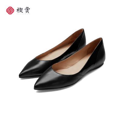 China New Lady Fashion Trend Sandals Flat Shoes Women's Leather Flat Elegant Shoes Wholesale Women's Flat Shoes for sale