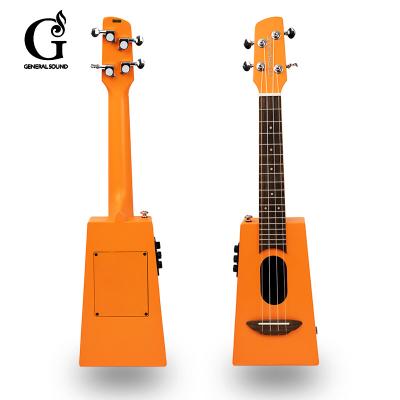 China Three-Layer Board Soprano Ukulele Accept For Beginners With Electronic Speaker Acoustic Ukulele Live Streaming General Use for sale