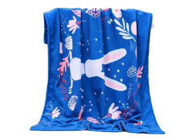 China Mink 80 x 160CM Cashmere Velvet Fleece Blanket  , Customized Christmas Design Blanket for sale