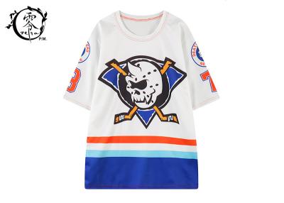 China Custom New York Death Adders Shirts , Hockey Jersey Woman Mid Sleeve Shirts for sale