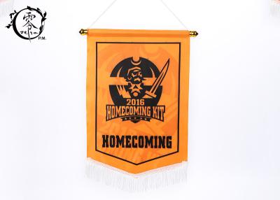 China Hampton HOMECOMING 	Multicultural Flag Banners , 9 x 15'' Sublimation Printed with Tassel Pentagon Flag for sale