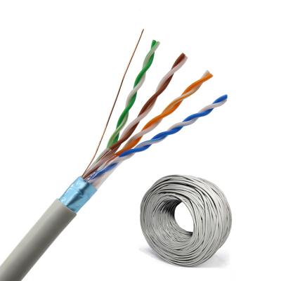 China Low Attenuation CCA Copper Cat5e Lan Cable For Computer Network for sale