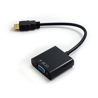 China Cabo video audio Hdmi ao preto 1080P VGA do adaptador de VGA ao conversor de HDMI à venda