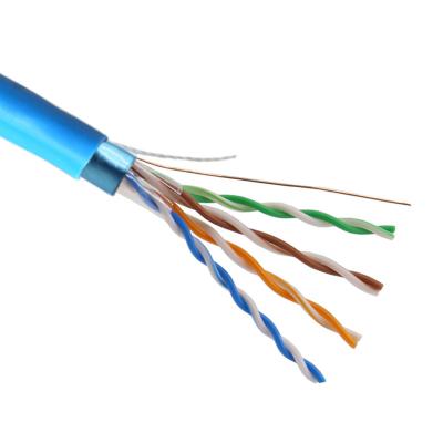 China El aislamiento Cat5e FTP del HDPE telegrafía el cable de los 305m Cat5e para la transmisión en venta