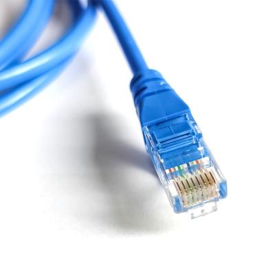 中国 1m Cat5eのパッチ・コードはRj45コネクターが付いている純粋な銅ケーブルを座礁させた 販売のため