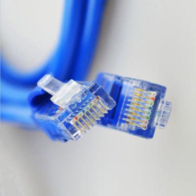 China O círculo do gigabit RJ45 do cabo de remendo 10 dos ethernet Cat5E protegeu Lan Cable à venda