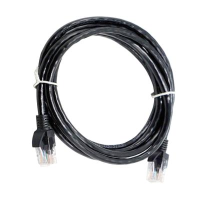 Chine Noir échoué 1+20M Cable de correction de corde de correction des données Cat5e d'ordinateur à vendre