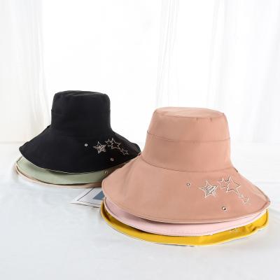 China Cheap Promotional Cotton Embroidery Sport Picture Long Brim Unisex Bucket Hats for sale