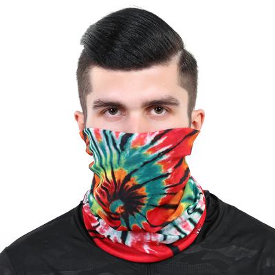 China Outdoor Activities Customized Durag Wholesale Cheap Seamless Tube Neck Giter Flower Printed Bandana For Sports for sale