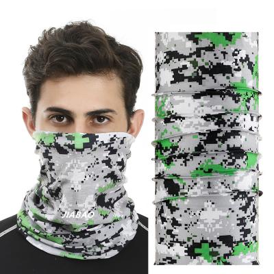 China Hot Selling Custom Logo Print Headwear Quick Dry 100% Polyester Face Mask Climbing Bandana For Men Neck Cuff for sale