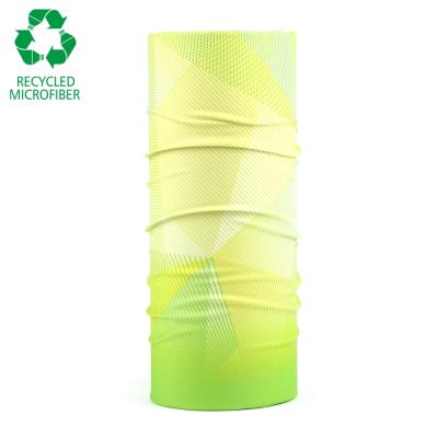 China Multifunctional Seamless Tube RPET Recycled Plastic Face Scarf Tube Custom Bandana for sale