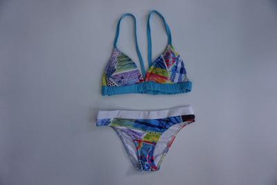 China Low MOQ Lycra Women Swim Bikini Sublimation printing for sale