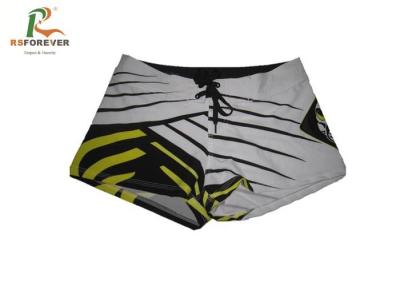 China Custom Black Striped Summer Girls Sex Board Shorts No Limination for sale