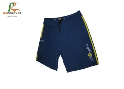 China Custom Made Sublimated Blue Kids Swimming Trunks No Color Limitation for sale