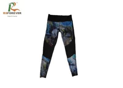 China Sublimation Lycra Womens Sports Leggings ,  ladies Fitness Wear Yoga Pants for sale