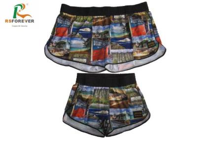 China Estiramiento de la manera de los pantalones cortos 4 de la nadada de Boardshorts Elasticband de las mujeres de la sublimación en venta