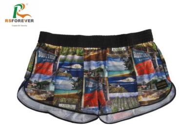 Cina Shorts variopinti del bordo della nuotata donne più di dimensione delle brevi con il logo stampato in vendita