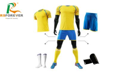 China Polyester Custom Football Shirts / Jersey  sportswear sets T shirts+ Pants for sale