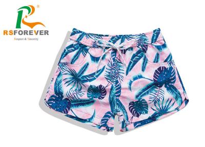 China OEM Customized Waterproof Breathable board shorts / women swim trunks women with drawstring and pocket for sale