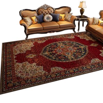 China Stain Resistant Pink Red Oriental Rugs 3x5 Printed Persian Burgundy Turkey Area Rug For Living Room Bedroom, 2'7