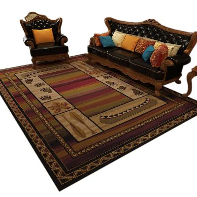 China Stain Rustic Black Forest Cabin Tufted Area Rug, Gray Bear Rug Resistant Rug Living Room Style Cabin Lodge 2' X 3' (60*90CM), Brown, G003 for sale