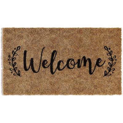 China Stain Resistant Welcome Mat, Indoor Outdoor Non-Slip Blanket, Entryway Farmhouse Home Decor, 30