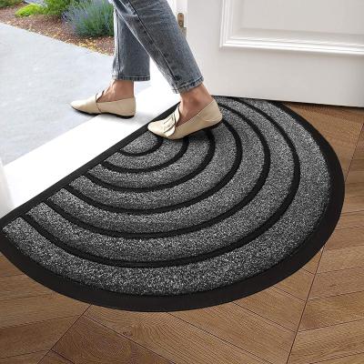 China Stain Resistant Extra Durable Door Mat - Doormats for Front Door Outdoor Half-Round Welcome Mat - 30