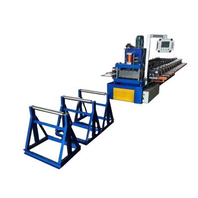 China Hotels YX65-330 YX65-430 YX65-580 3 in 1 Seam Standing Metal Covering Sheet Roll Forming Machine for Train Station Roofing Building for sale