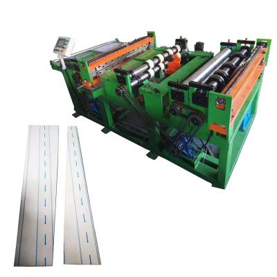 China Hotels 2 in 1 cut to length and slitting machines with cutter for straight and tapered aluminum sheets for sale