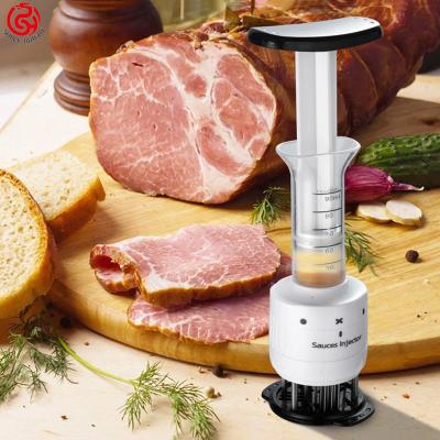 China 2022 Sustainable Household Kitchen Tools Meat Tenderizer Stainless Steel Manual For Meat Tenderizer Sauce Injector Marinade Soften for sale