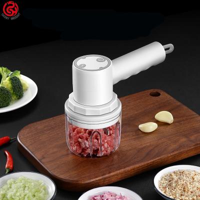 China Viable Cordless Electric Meat Grinder Garlic Lady Garlic Pureed Multifunctional Magic Meat Garlic Complementary Food Shredder for sale