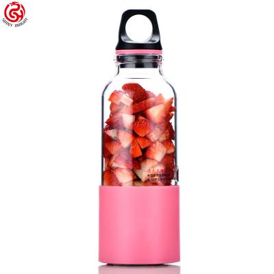 China Small Student Outdoor Rechargeable Electric Juice Cup Handheld Wireless USB Fruit Juicer for sale