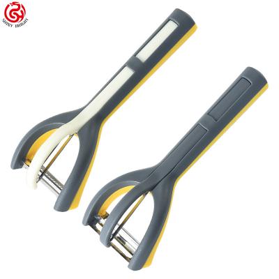 China New Viable Rise Potato Peeler Slicer Stainless Steel Shredder Slicer Fruit Vegetable Potato Peeler for sale