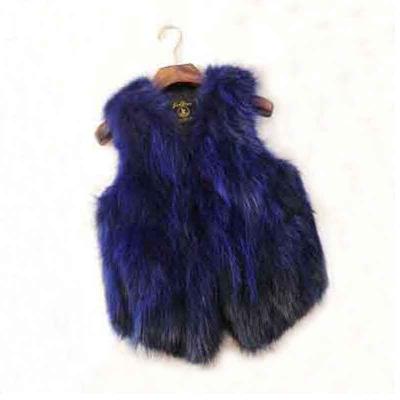 China Wholesale OEM Export 100% Real Raccoon Fur Women Sleeveless Vest Factory Viable Plus Hair Size Genuine Nature Women's Long Vest for sale