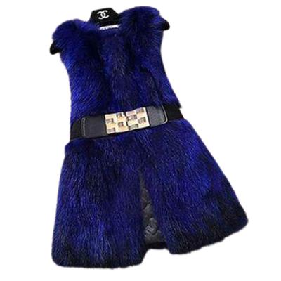 China Breathable Real Direct Natural Women's Long Vest 100% Raccoon Fur Vest Factory Coated Vest Dropshipping Vest for sale