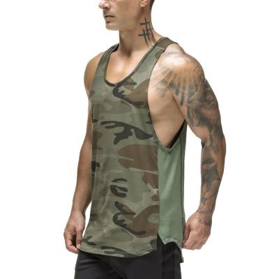 China New QUICK-DRY Summer Military Green Bodysuit Vest Men's Breathable Camouflage Bodysuit Vest Men's Sports Vest for sale