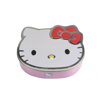 China Recycled Materials Cookie Tin Hello Kitty Candy Decrational Tin Box for sale