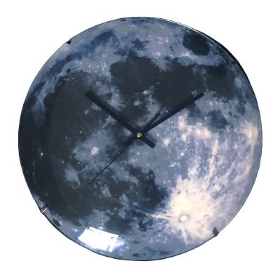 China Antique Rustic Home Decor Wall Clock Wall Style Starry Sky Round Plastic Unique Antique Painting Picture AMERICAN THREE KINGS Style Living Room Piece for sale