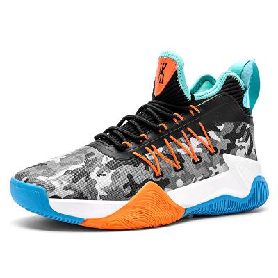 China New Design Anti-slippery Basketball Shoes Men's Black Outdoor Professional Custom Women's Basketball Shoes Us Retro 2020 for sale