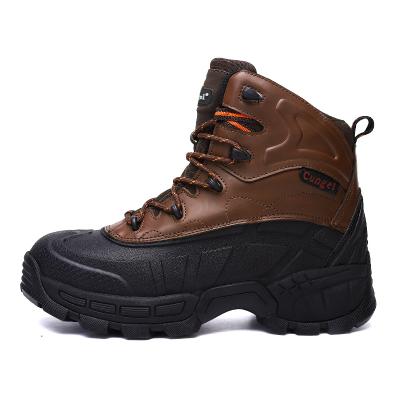 China Fashion\Comfortable\Durable\Breathable\Steel Men\Lit Toe Anti-Puncture Shoes Army Leather Waterproof Boots Autumn Winter High Style Work Safety Shoes for sale