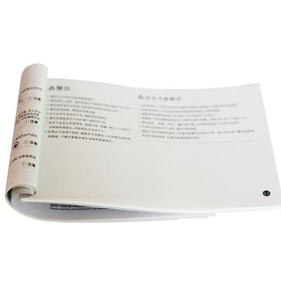 China paper & Manual Operation Manual Book Printing Cardboard Factory Direct Operand Instruction Printing for sale