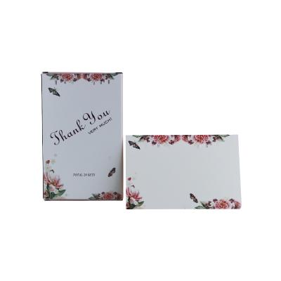 China Recycled Materials Factory Direct Greeting Cards With Envelope Thank You Notes For Christmas Gifts for sale