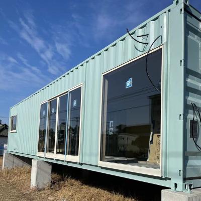 China Modern Modern Modular Prefab Steel House Hotel Modified 20ft Shipping Container House for sale