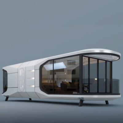 China Modern Space Capsule Container House Prefab Villa Movable Space Capsule Container for sale