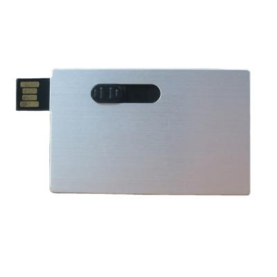 China High quality metal credit card pendrive pen drives usb 8gb 16gb for sale