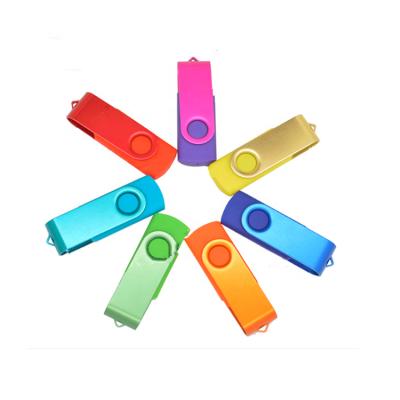 China Cheap metal pantone color swivel usb stick, rotatable flash drive 4gb 8gb 16gb 32gb 64gb pendrive tornado for sale