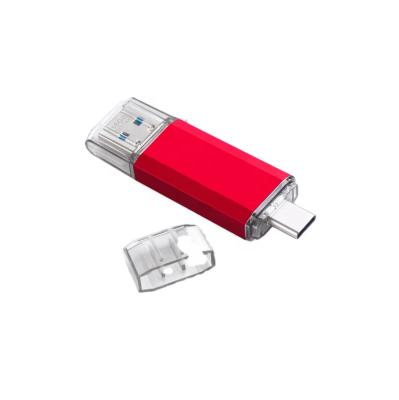 China Portable usb 3.0 otg type c flash memory stick 3 in 1 OTG flash drives type flash C USB 2.0 64GB drive custom 3 in 1 otg for sale