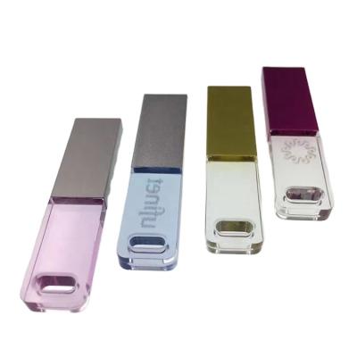 China Wholesale Custom Cheap Crystal Acrylic USB Flash Drives High Quality Acrylic With 2D 3D Logo for sale